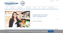 Desktop Screenshot of clausmeyer.de